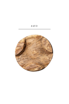 Vintage India Bleached Chapati Board