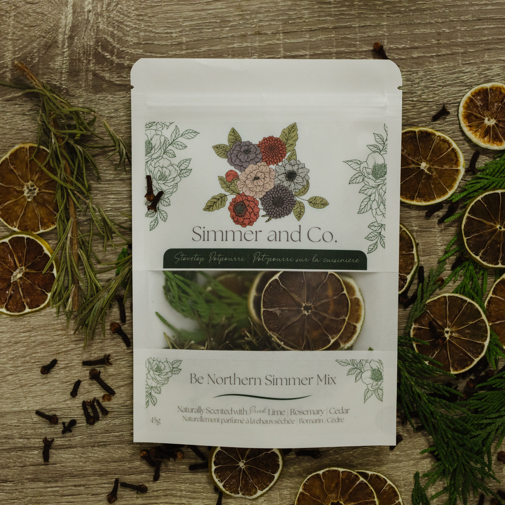 Be Northern Simmer Pot Mix, Natural Wooded Citrus Aroma