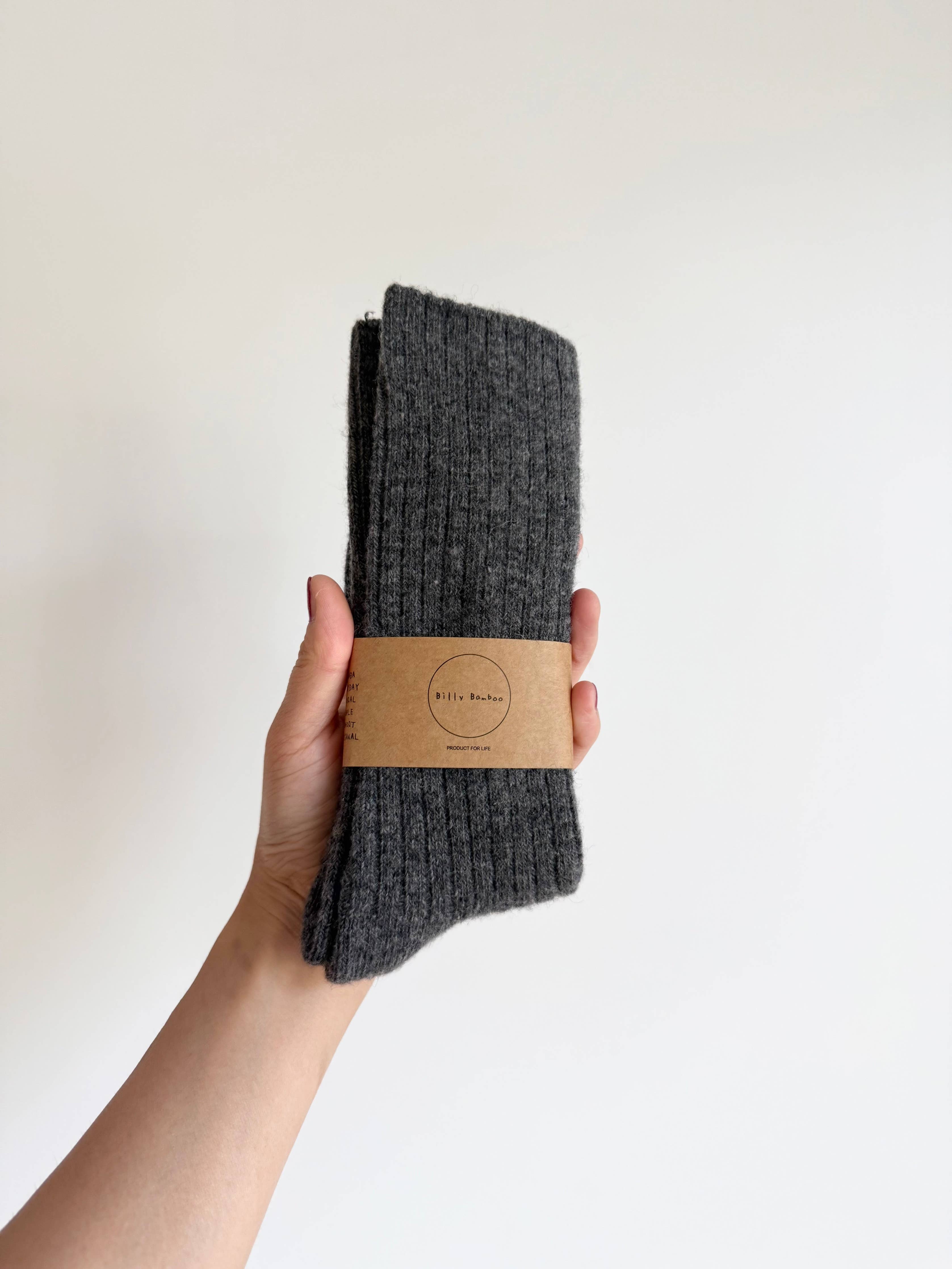 ICELAND WOOL HIGH SOCKS