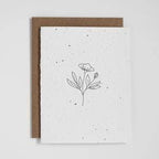 Plantable Greeting Card - Floral 1