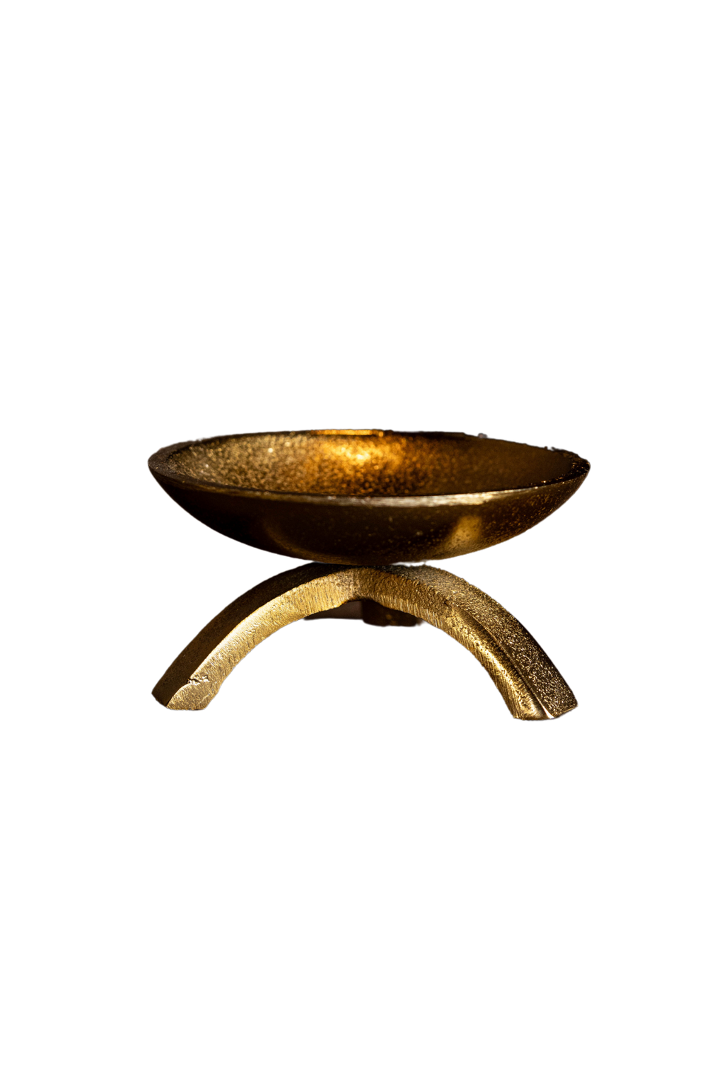 Luxe B Co- Brass Inspired Tripod Pillar Candle Holder