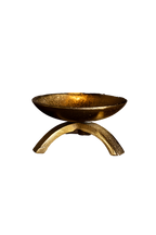 Luxe B Co- Brass Inspired Tripod Pillar Candle Holder