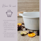 Be Mellow Simmer Pot Mix, Natural Lavender Citrus Aroma – Jar Edition