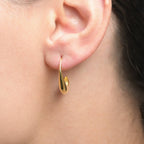 Bold Threader Drop Earrings - 925 Silver Hook Wire Earrings