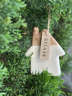 Handmade Ceramic House Ornament