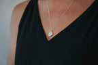 White Sea Glass Necklace