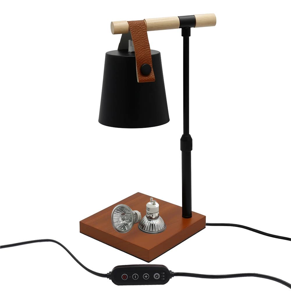 Candle Warmer Lamp - Modern Nordic Style - Black