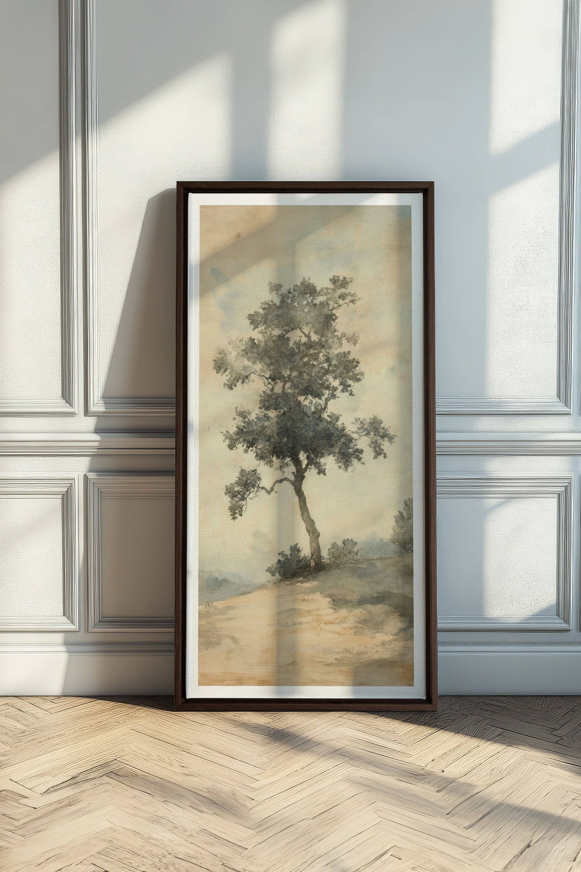 Tree of Memories, canvas wall art print 16x32