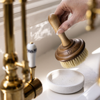 Luxe B Co - Marble Soap & Brush Holder