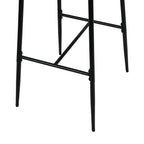 “This has to be pre-ordered, and shipping will take 2-3 weeks” Industrial Bar Stool with Cognac Faux Leather Upholstery