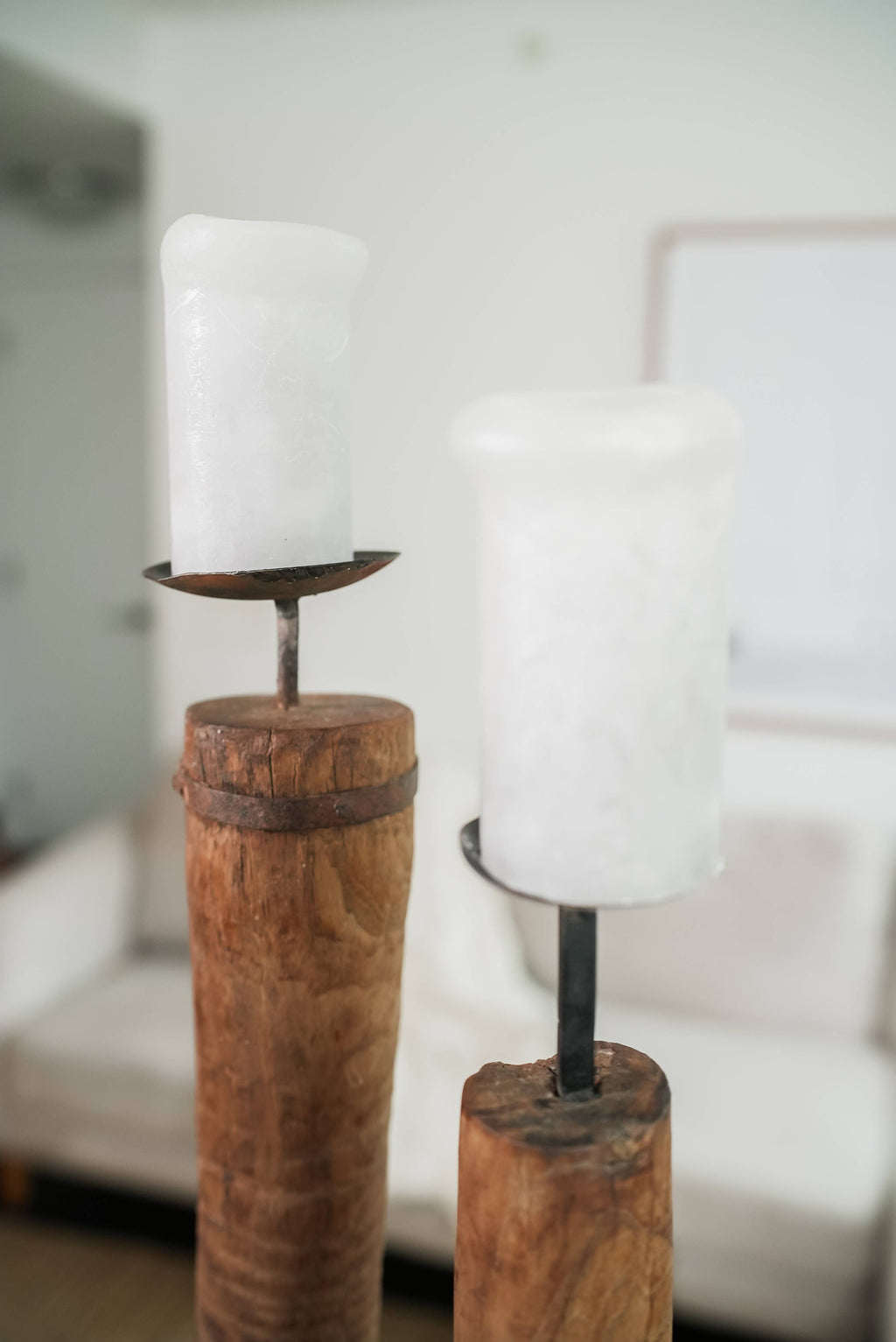 Tall Vintage Candle Holder (Each Sold Separately) In store purchase only..