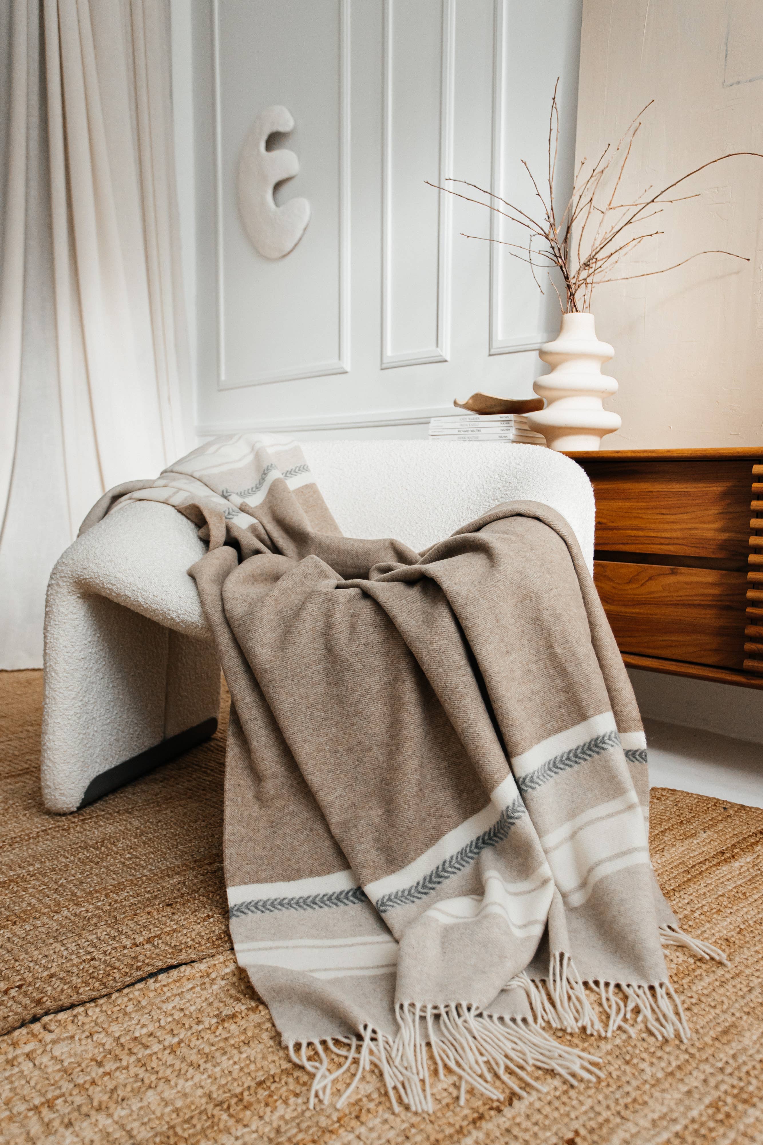 Hanover Cashmere & Merino Wool Throw - Available in 3 Colors
