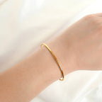 Etched Orb Cuff - Etched Lines Cuff Bracelet - Slim Cuff