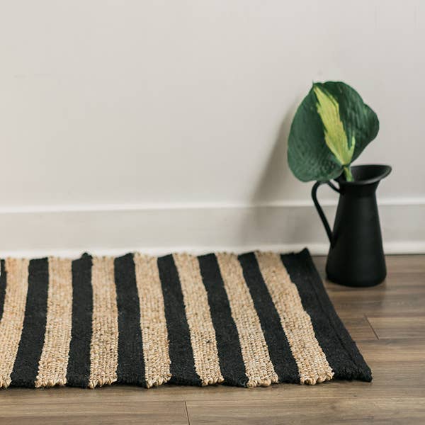 2' x 3' Cotton/Jute Rug