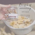 Be Indulgent Simmer Pot Mix, Cozy Apple Vanilla Spice Aroma - Jar Edition