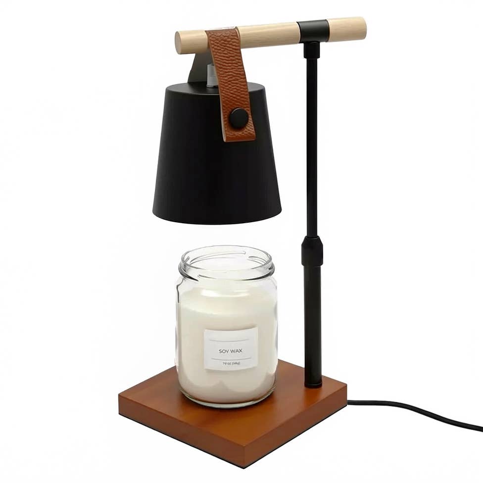 Candle Warmer Lamp - Modern Nordic Style - Black