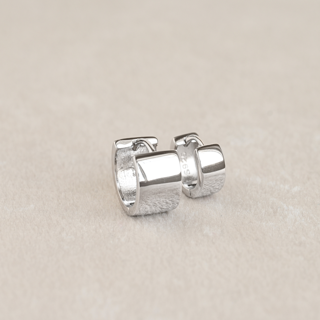 Blueyejewelry - Chunky Wide Bold Hoops
