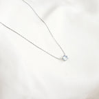 Solitaire Necklace - Tarnish-free Diamond Pendant