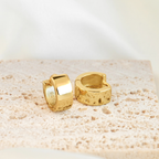 Blueyejewelry - Chunky Wide Bold Hoops
