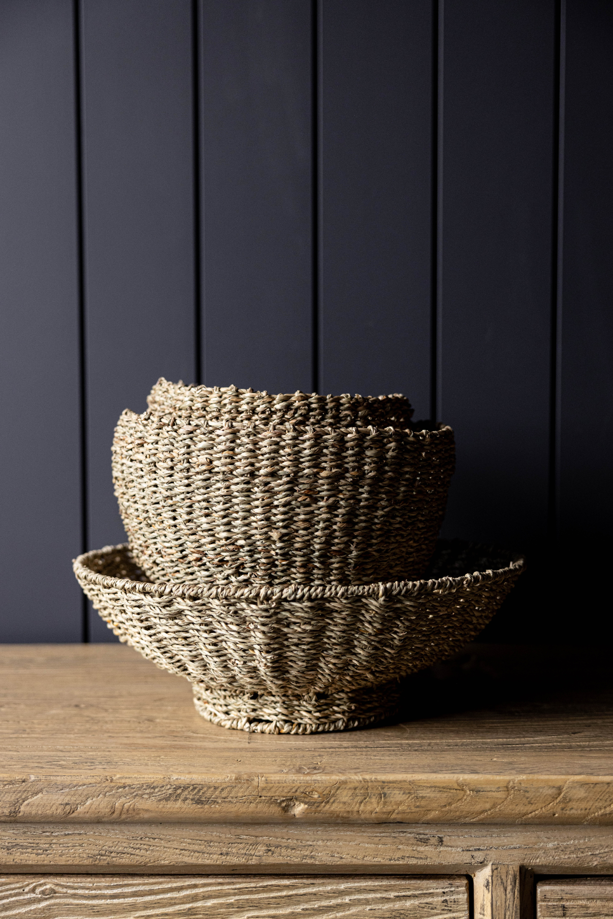 Luxe B CO- Woven Seagrass Bowl