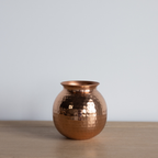 Luxe B Co -  Copper Inspired Hammered Flower Vase Pot