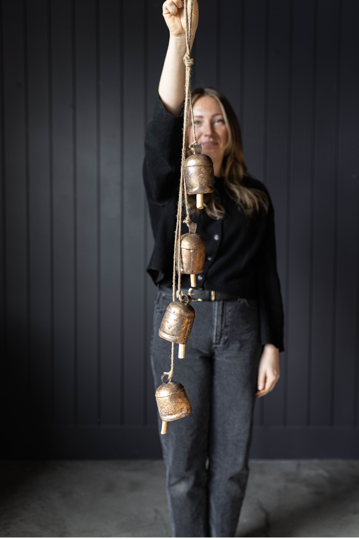 Hanging Vintage Inspired Bell Clusters Decor Extra Large