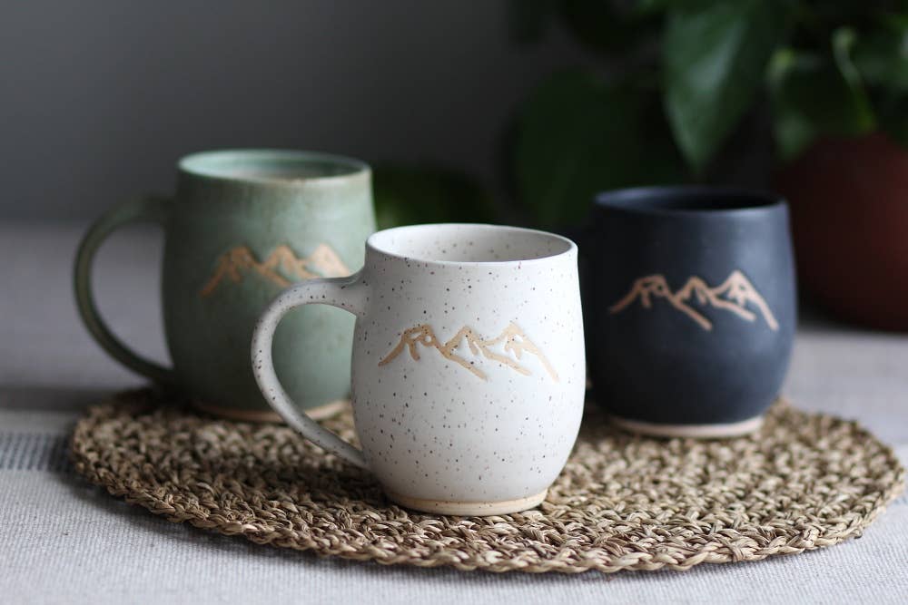 Calgary Clay Co. - Mountain Peaks Mug Handmade Ceramic