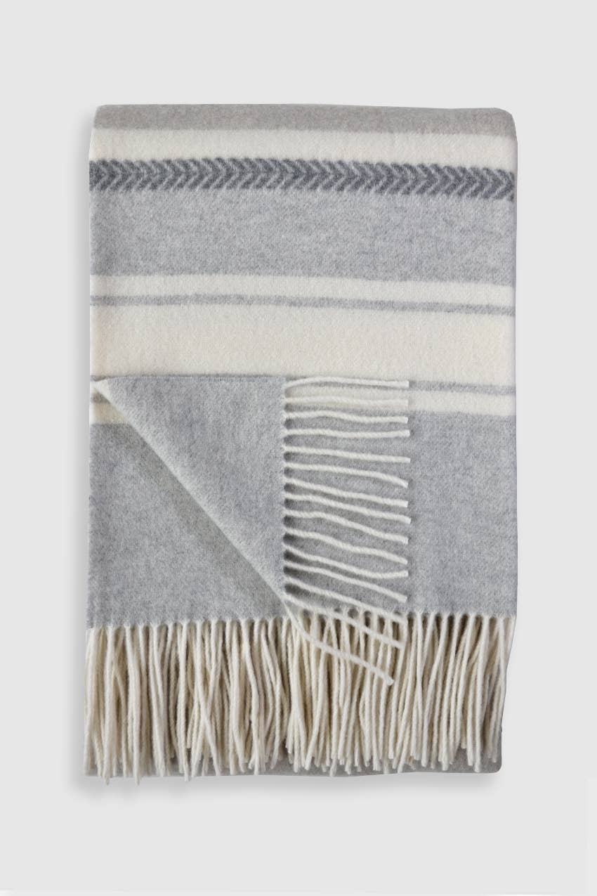 Hanover Cashmere & Merino Wool Throw - Available in 3 Colors