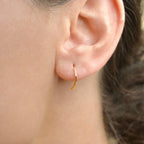 Blueyejewelry - Dainty Threader Earrings | 925 Silver Teardrop Wire Earrings