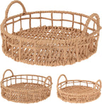 Serving Tray Decoration, Paper Rope, With Two Handles
