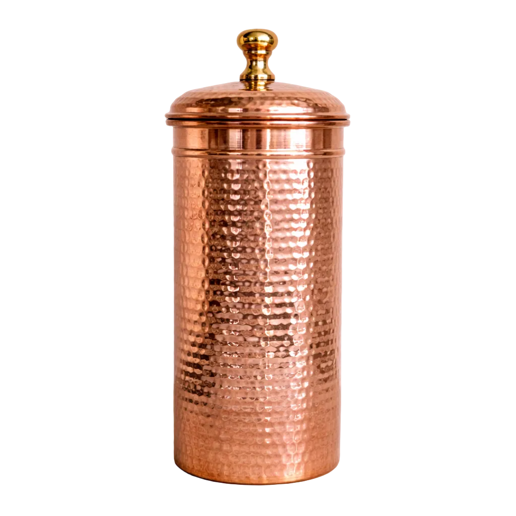 Luxe B Co - Copper Hammered Canister