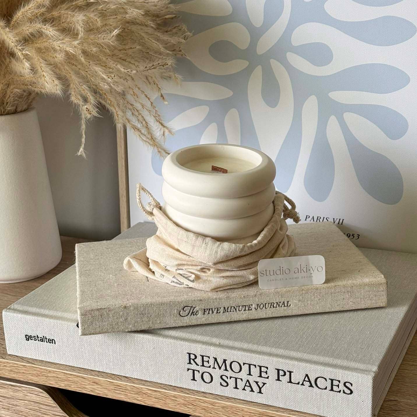Eucalyptus Mint Soy Candle | Crackling Wood Wick