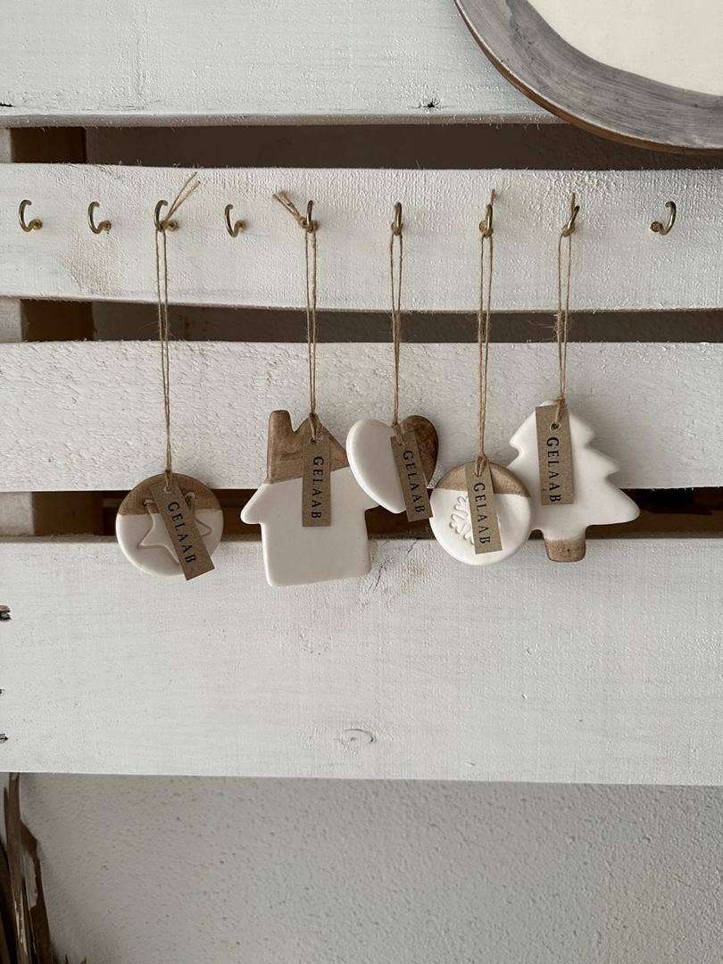 Handmade Ceramic House Ornament