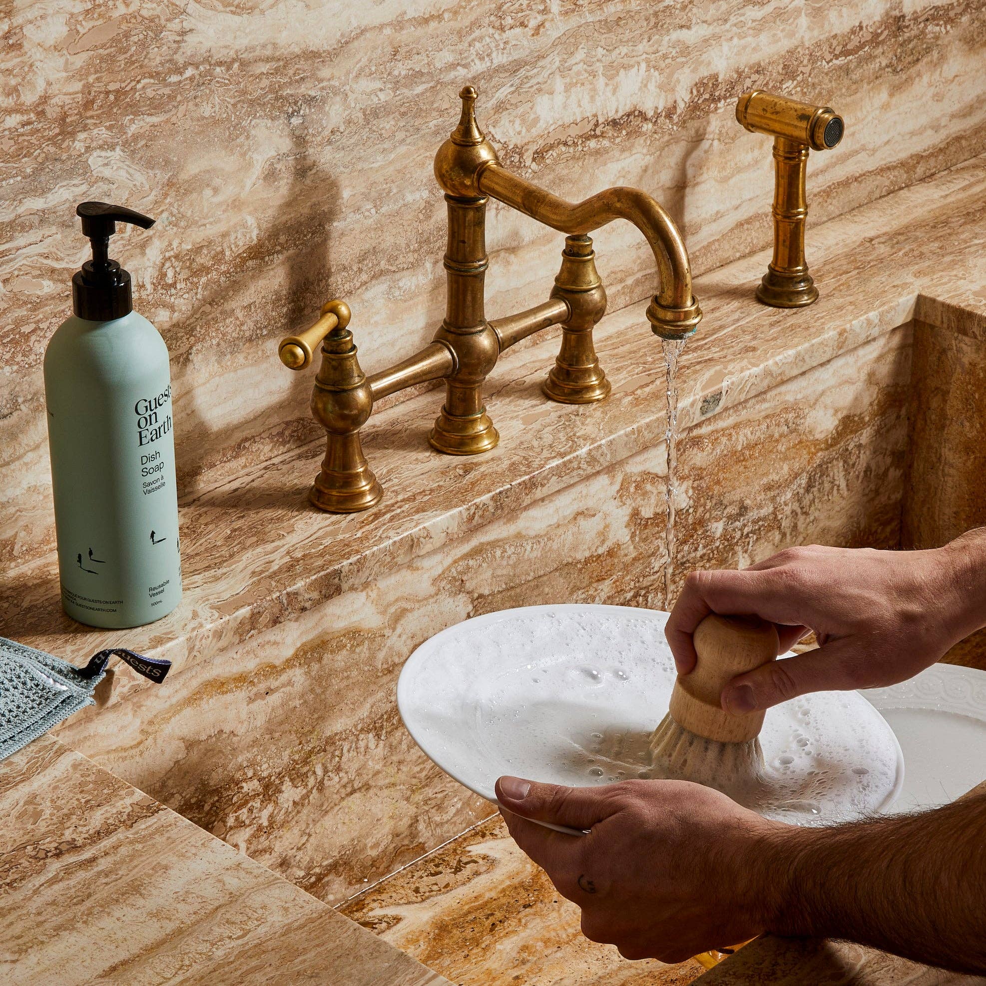 Guests on Earth - Monogram Dish Brush
