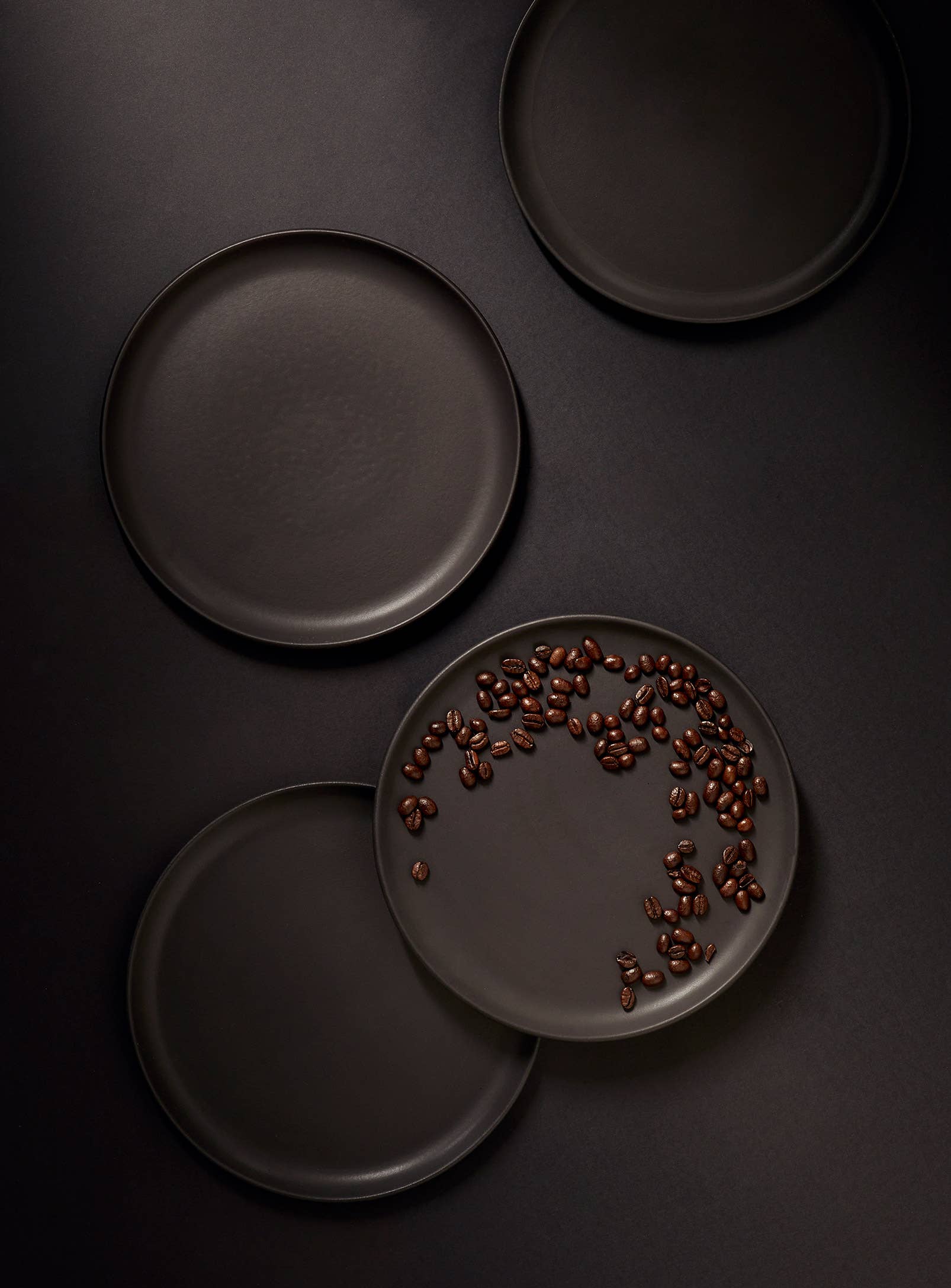 Stoneware Flat Salad/Dinner Plate | Edan 9.4"