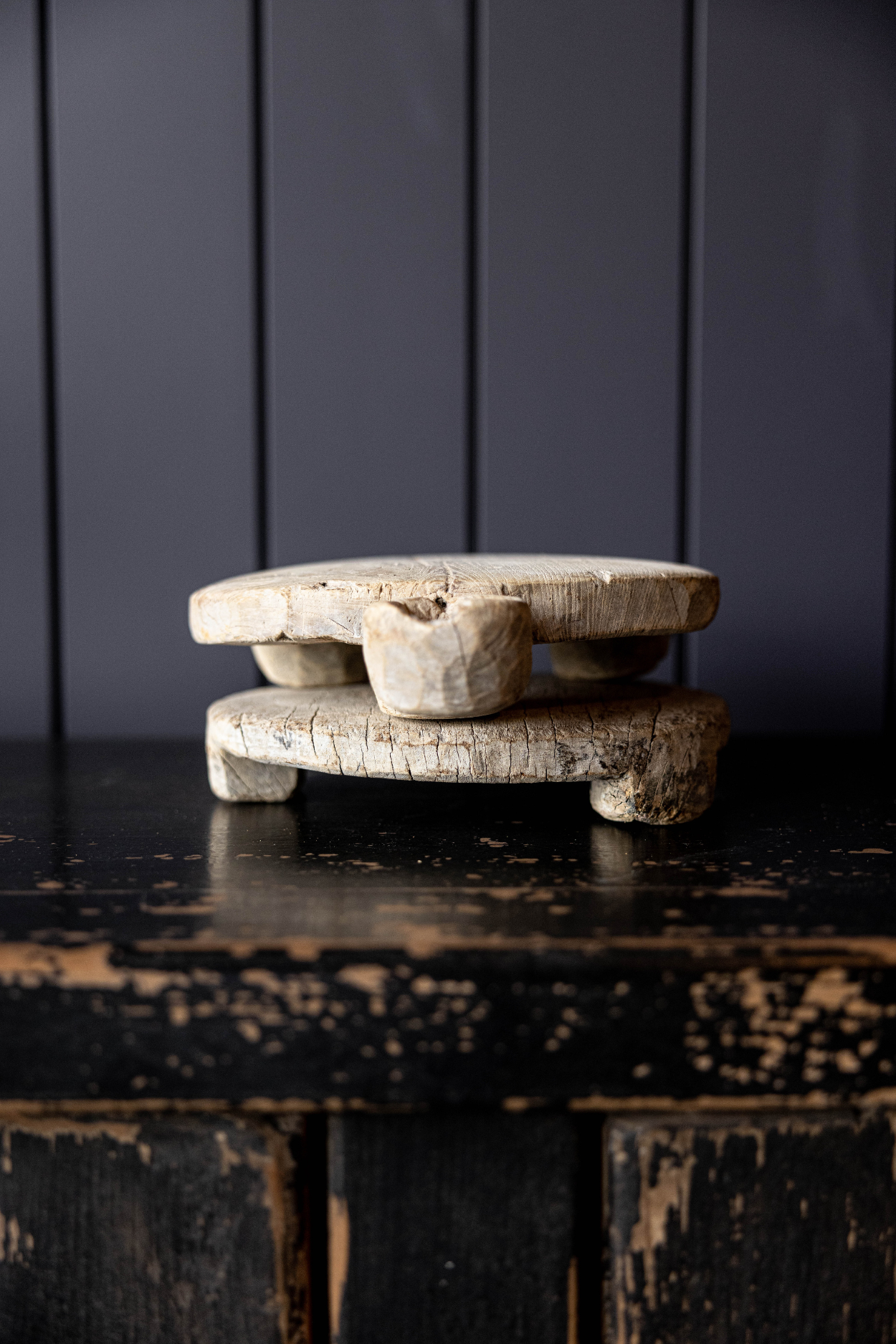 Vintage India Bleached Chapati Board