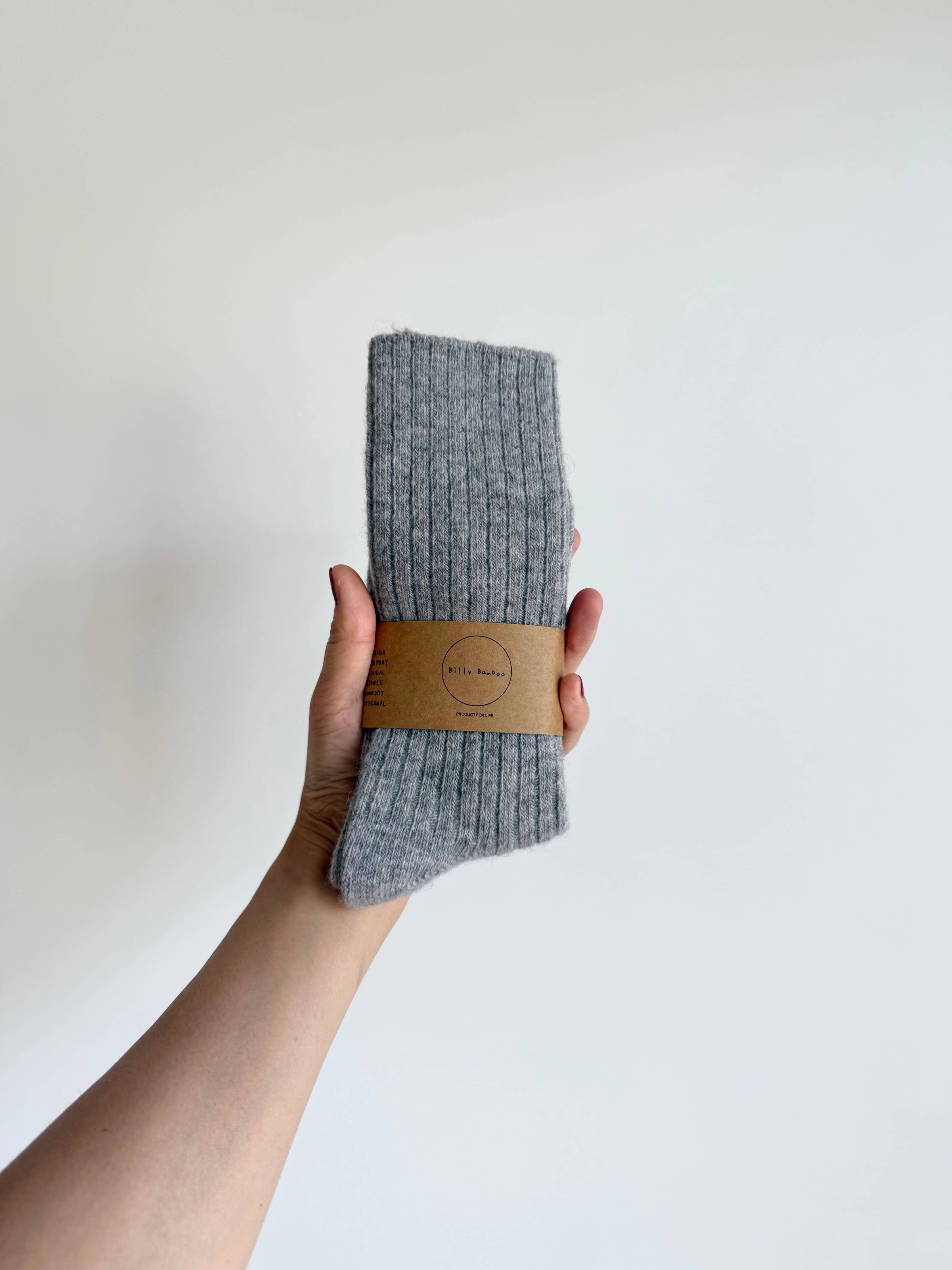 ICELAND WOOL HIGH SOCKS