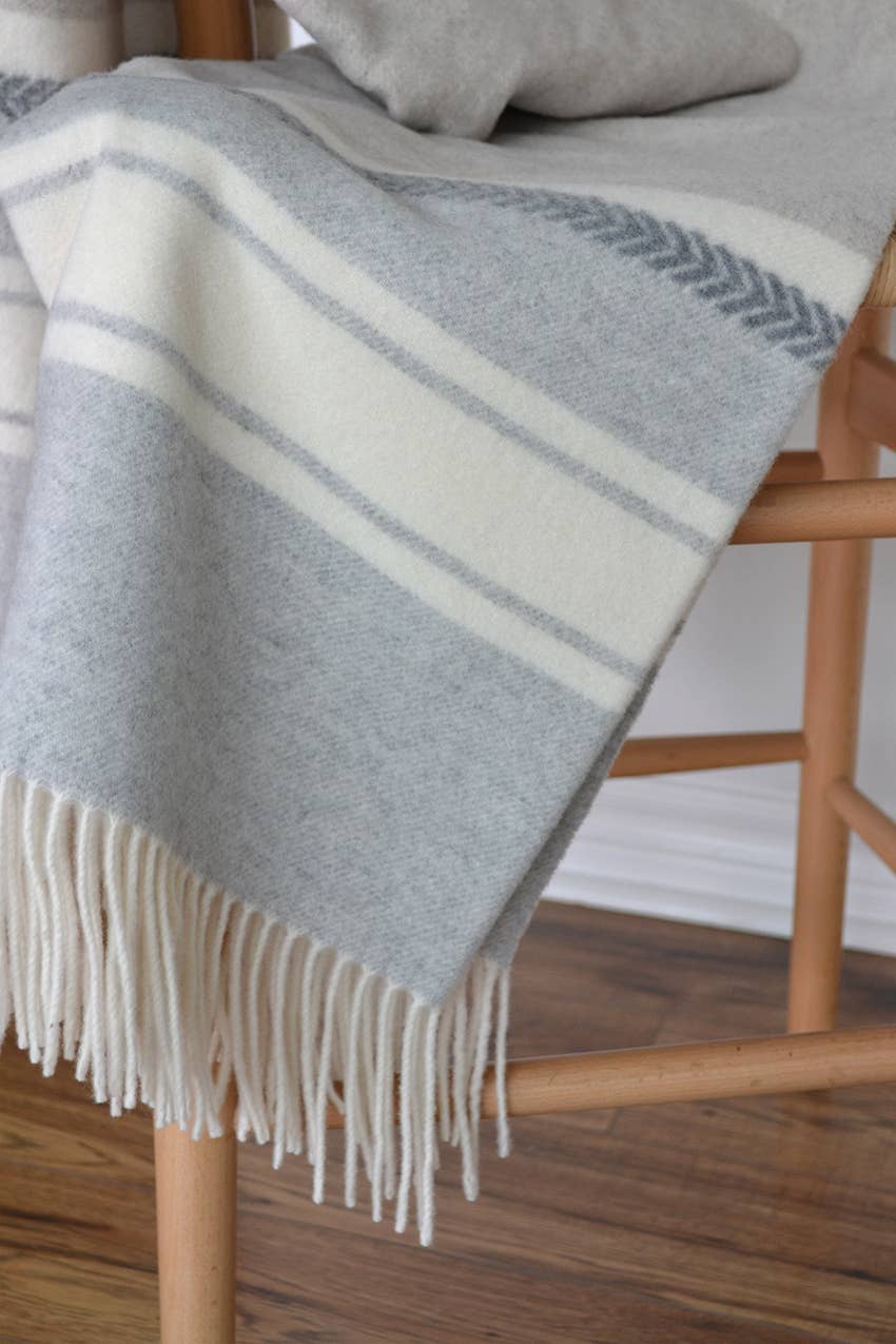 Hanover Cashmere & Merino Wool Throw - Available in 3 Colors