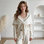 Silrenza Global Inc - Cashmere-Feel Triangle Shawl – Oversized Cozy Wrap Scarf