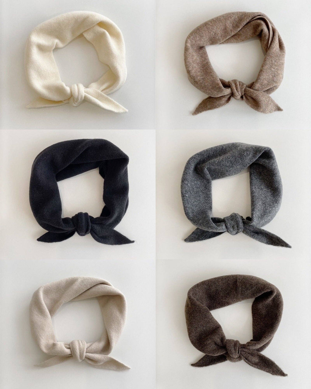 FUZZY WOOL CRAVAT SCARF