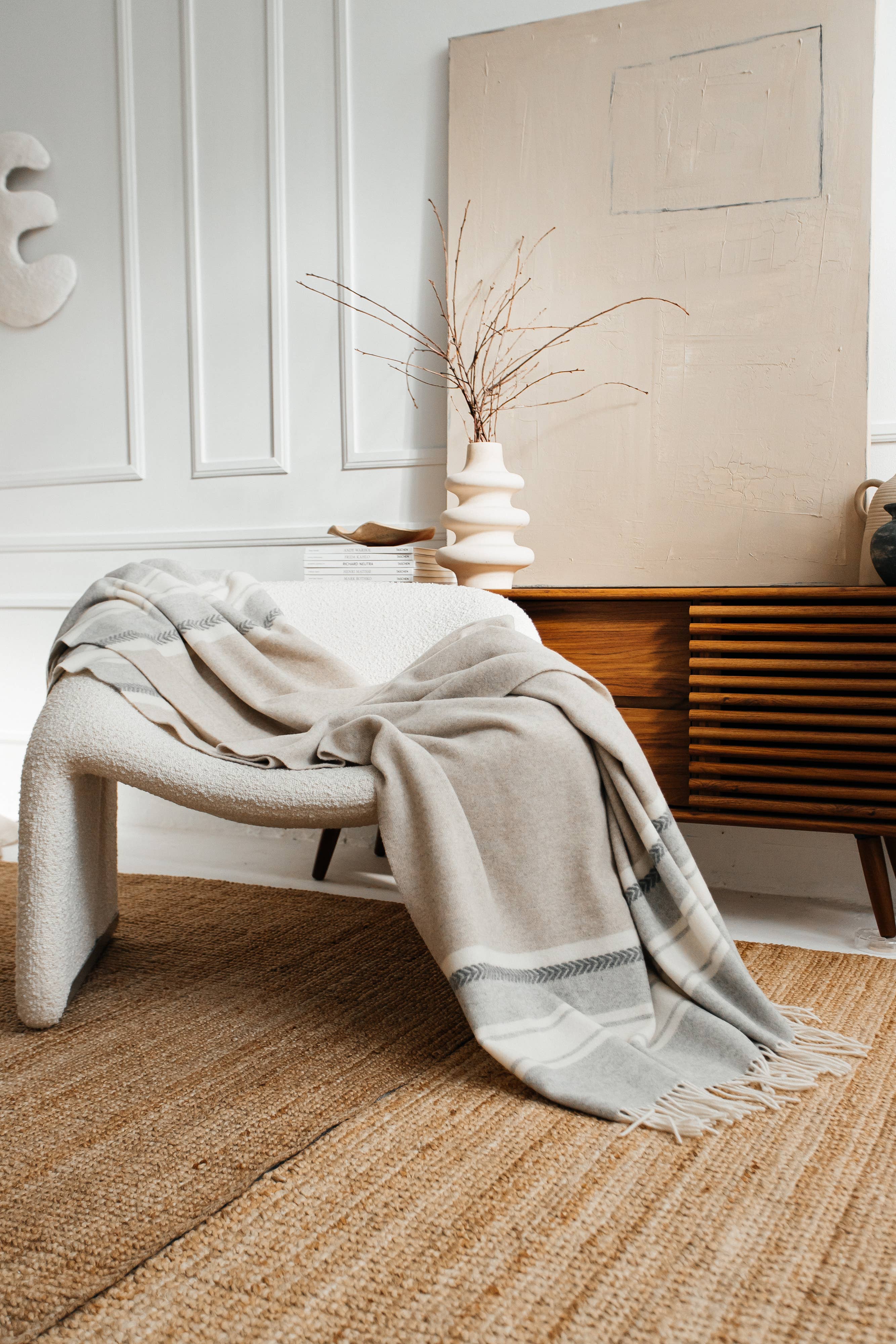Hanover Cashmere & Merino Wool Throw - Available in 3 Colors